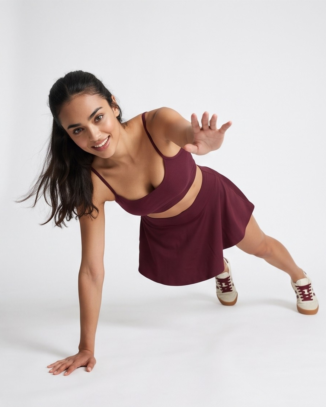 Seamless Full-Coverage Sports Bra | Cotton, Polyester, Elastane | Non-Wired | Non-Padded | Slip-On - 1458