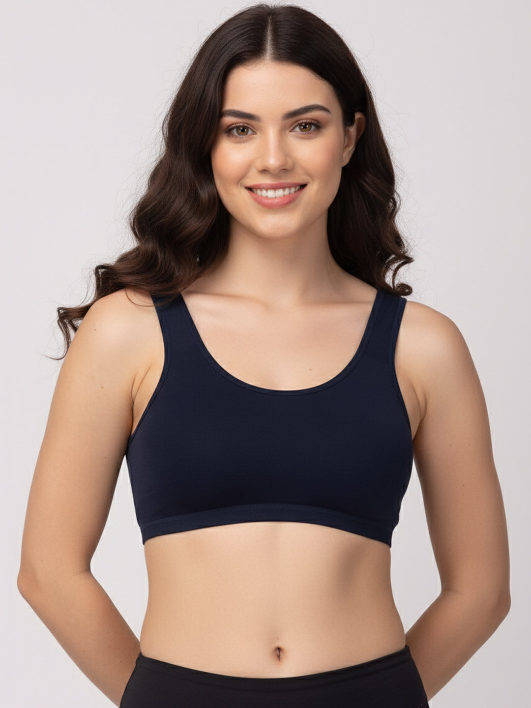 X31006 Floret Full Coverage Sports Bra I Lyocell Fabric I Removable Padding