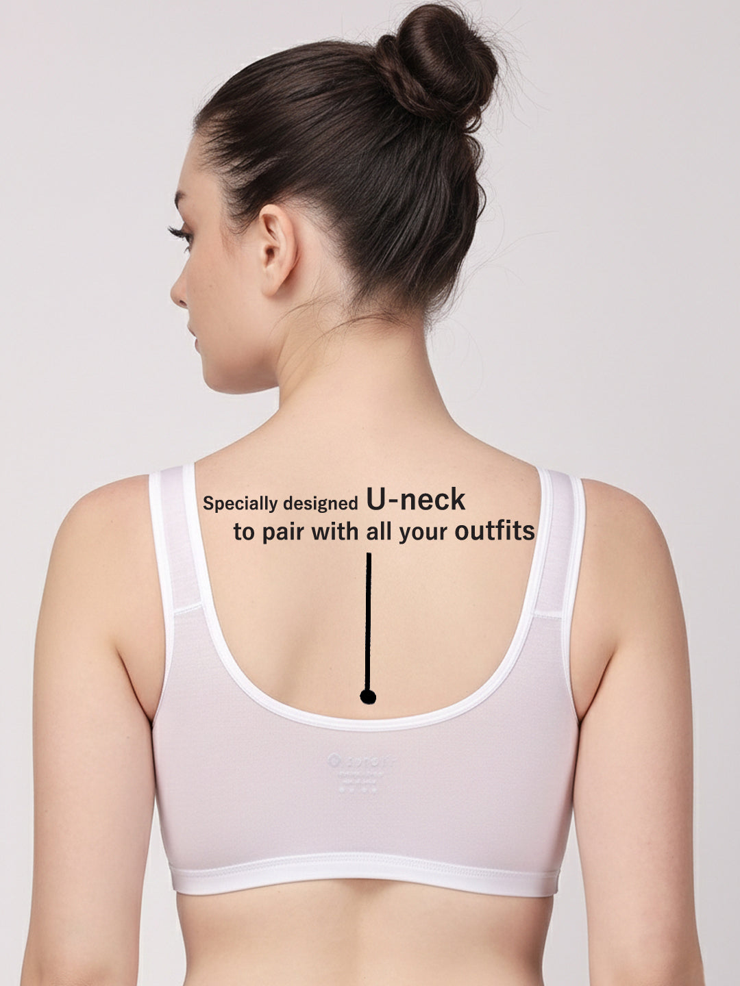 X31006 Floret Full Coverage Sports Bra I Lyocell Fabric I Removable Padding