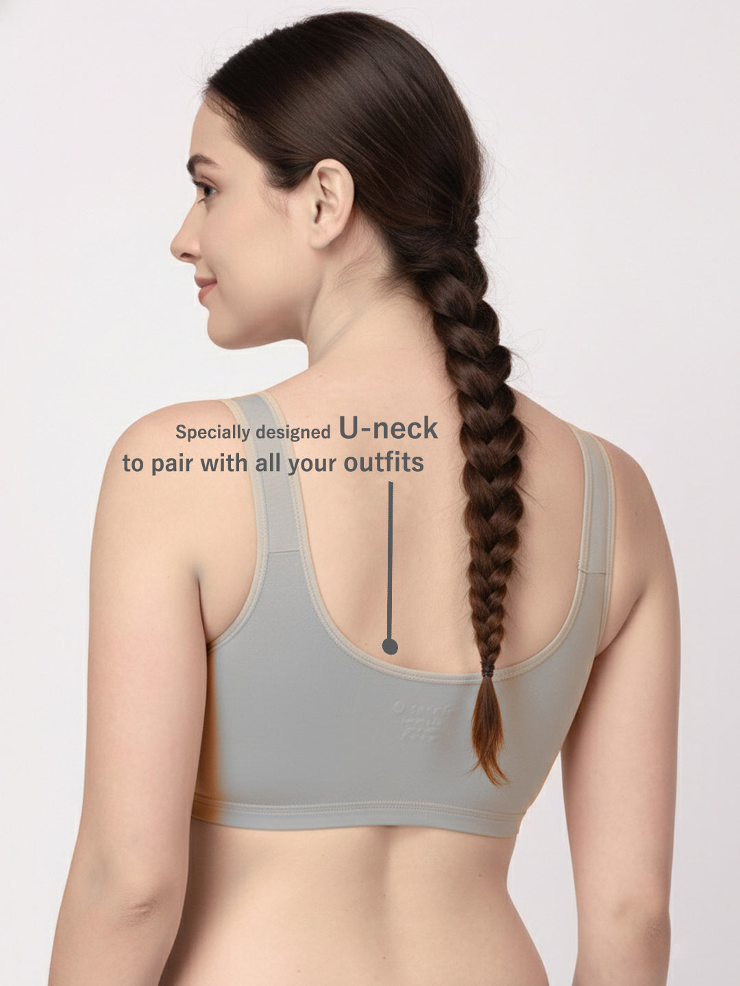 X31006 Floret Full Coverage Sports Bra I Lyocell Fabric I Removable Padding