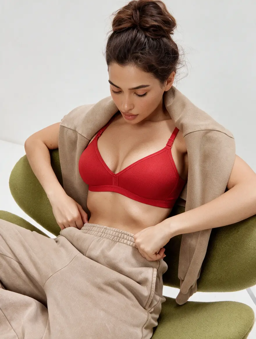 Women's Convertible Straps T-Shirt Bra Non Padded & Non-Wired Medium Coverage T3005