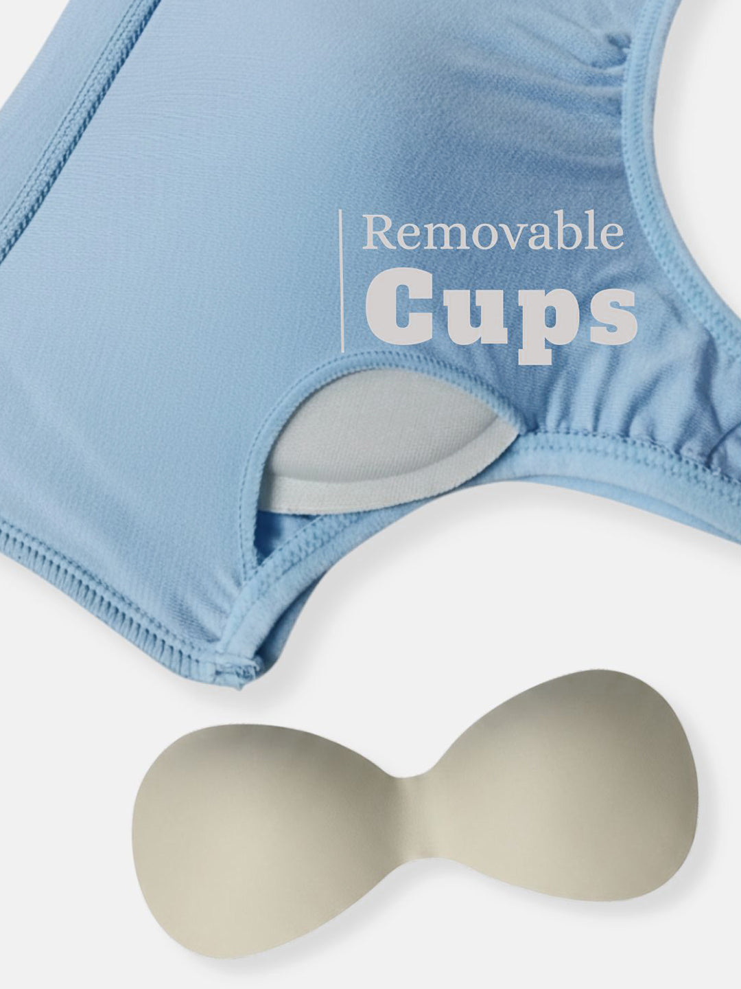 X31006 Floret Full Coverage Sports Bra I Lyocell Fabric I Removable Padding