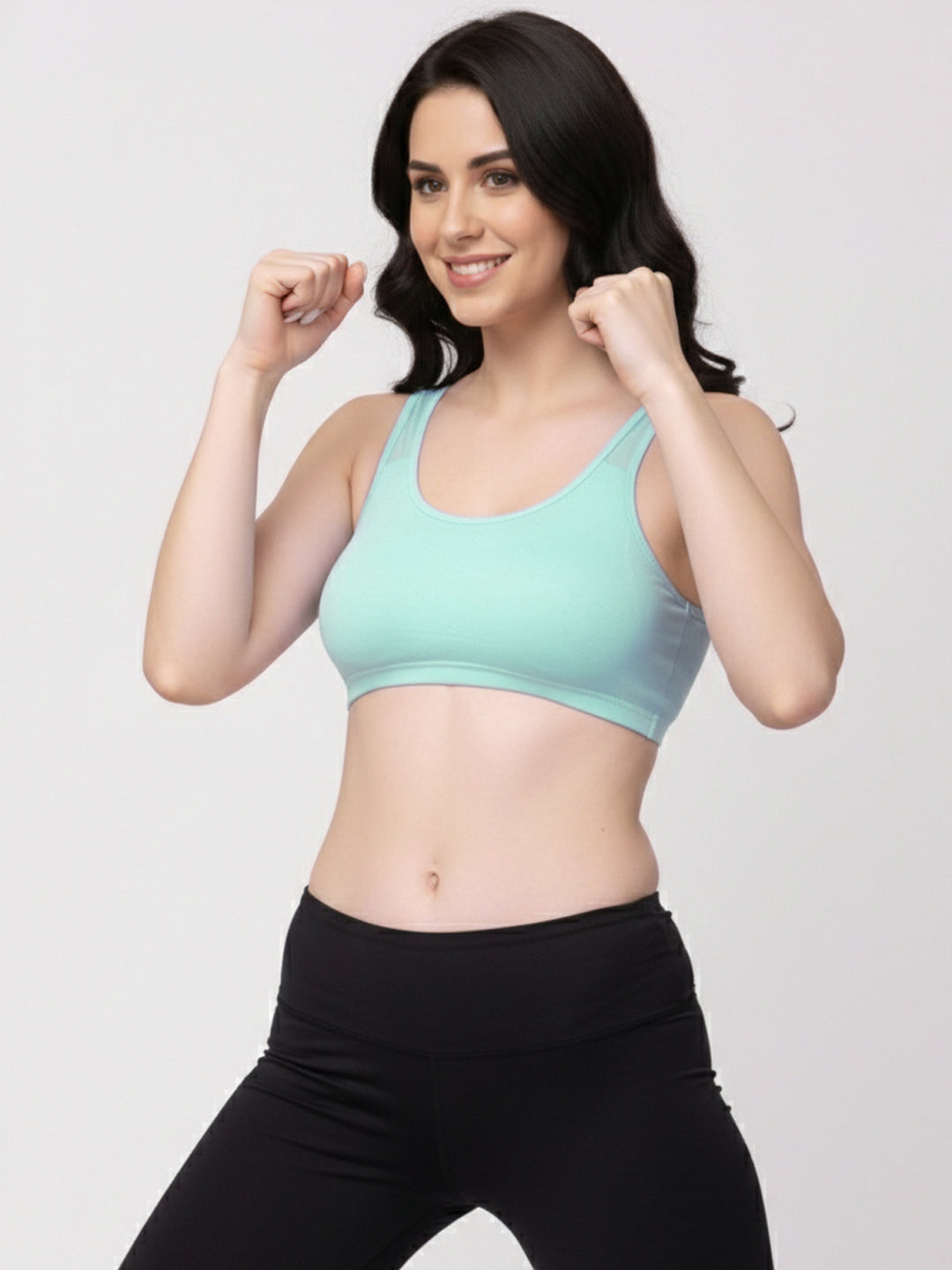 X31006 Floret Full Coverage Sports Bra I Lyocell Fabric I Removable Padding