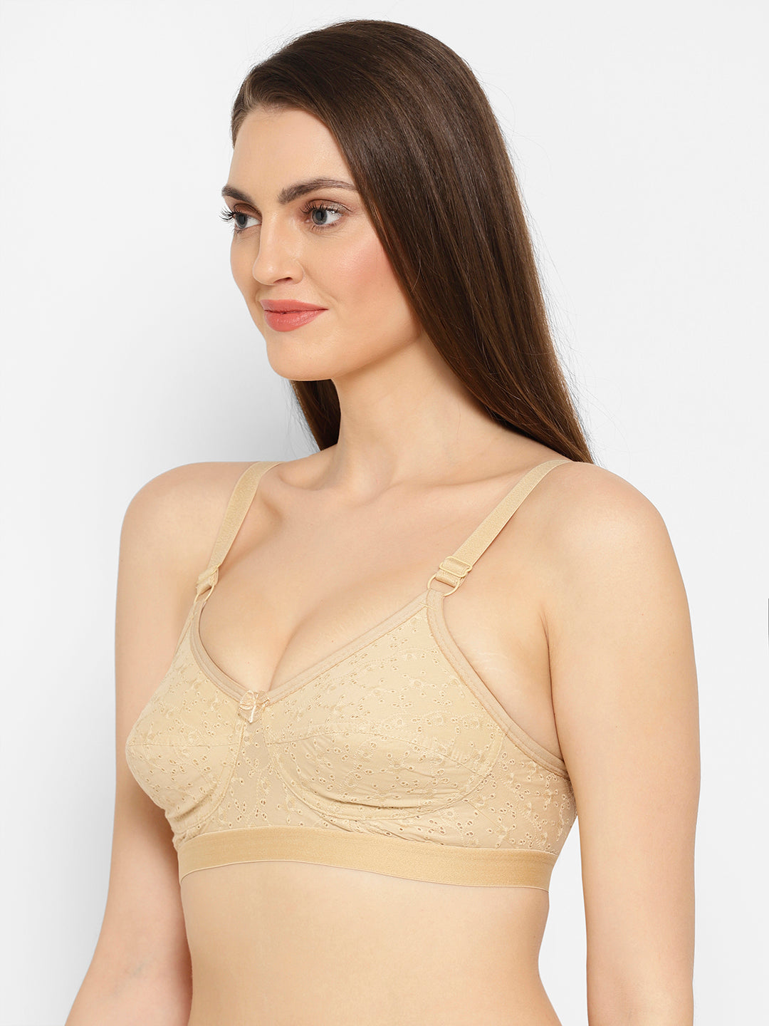 Comfort Everyday Cotton Full-Coverage Bra | Non-Wired | Non-Padded