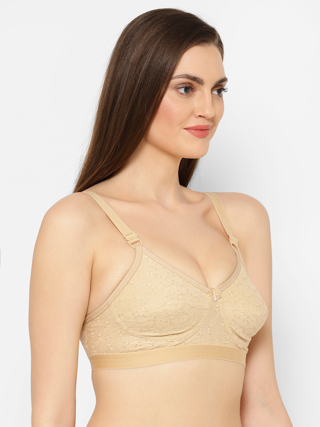 Comfort Everyday Cotton Full-Coverage Bra | Non-Wired | Non-Padded