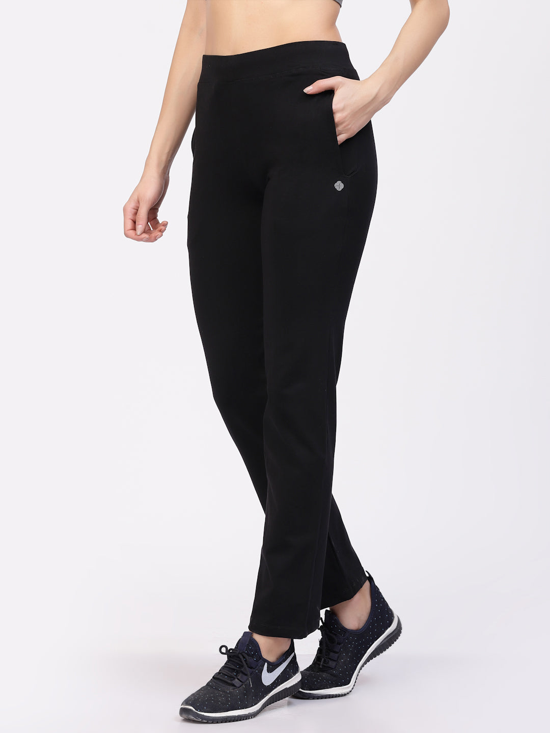 Floret Track Pants | Ankle Length | Mid-Rise | Rapid-Dry | Straight P-20002