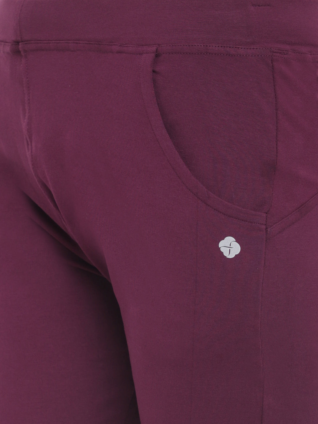 Floret Slim Fit Track Pants | Cotton/Elastane | Ankle Length | Mid-Rise | Rapid-Dry P-20023