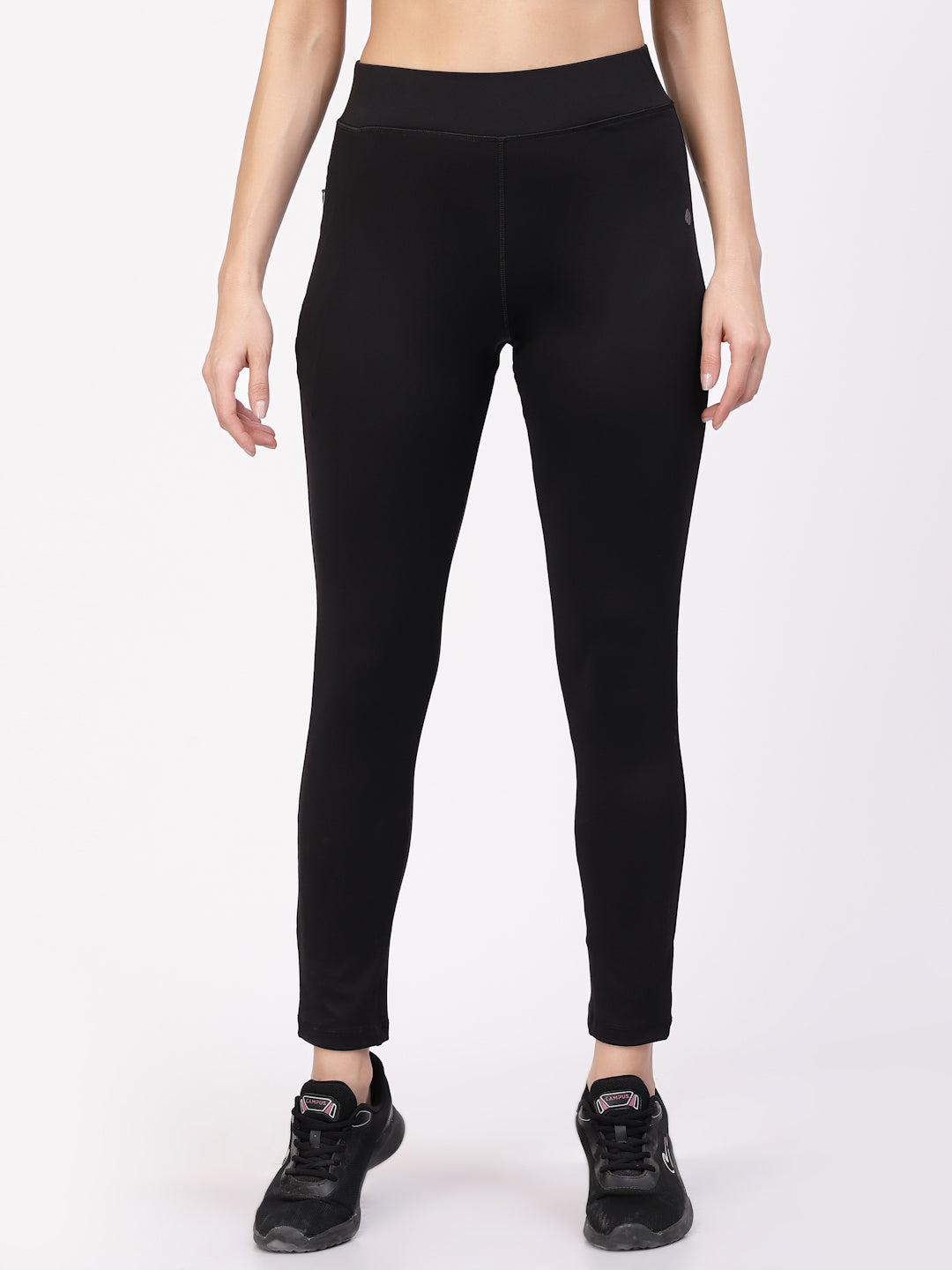 Floret Slim Fit Track Pants| Ankle Length | Mid-Rise | Rapid-Dry P-20071