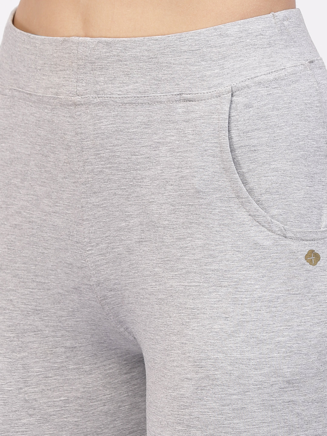 Floret Slim Fit Track Pants | Cotton/Elastane | Ankle Length | Mid-Rise | Rapid-Dry P-20023