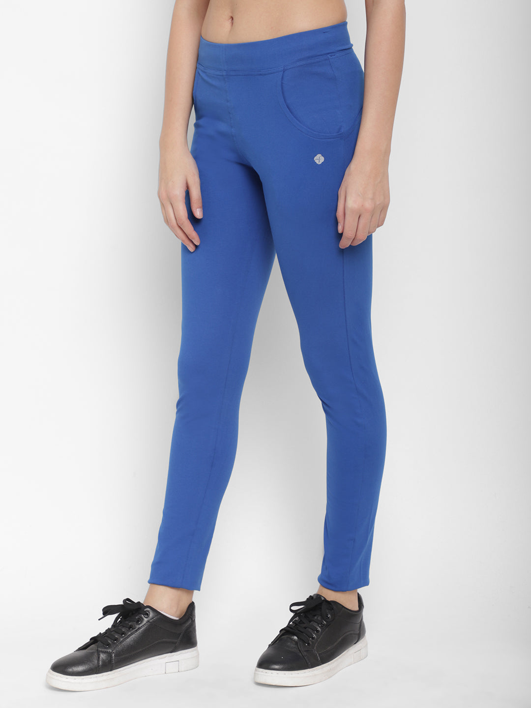 Floret Slim Fit Track Pants | Cotton/Elastane | Ankle Length | Mid-Rise | Rapid-Dry P-20023