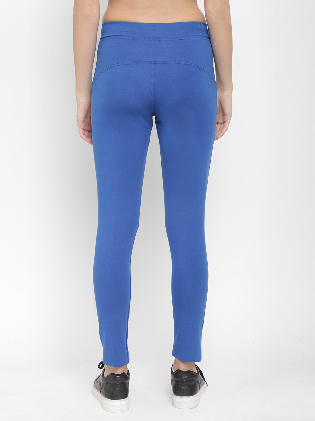 Floret Slim Fit Track Pants | Cotton/Elastane | Ankle Length | Mid-Rise | Rapid-Dry P-20023