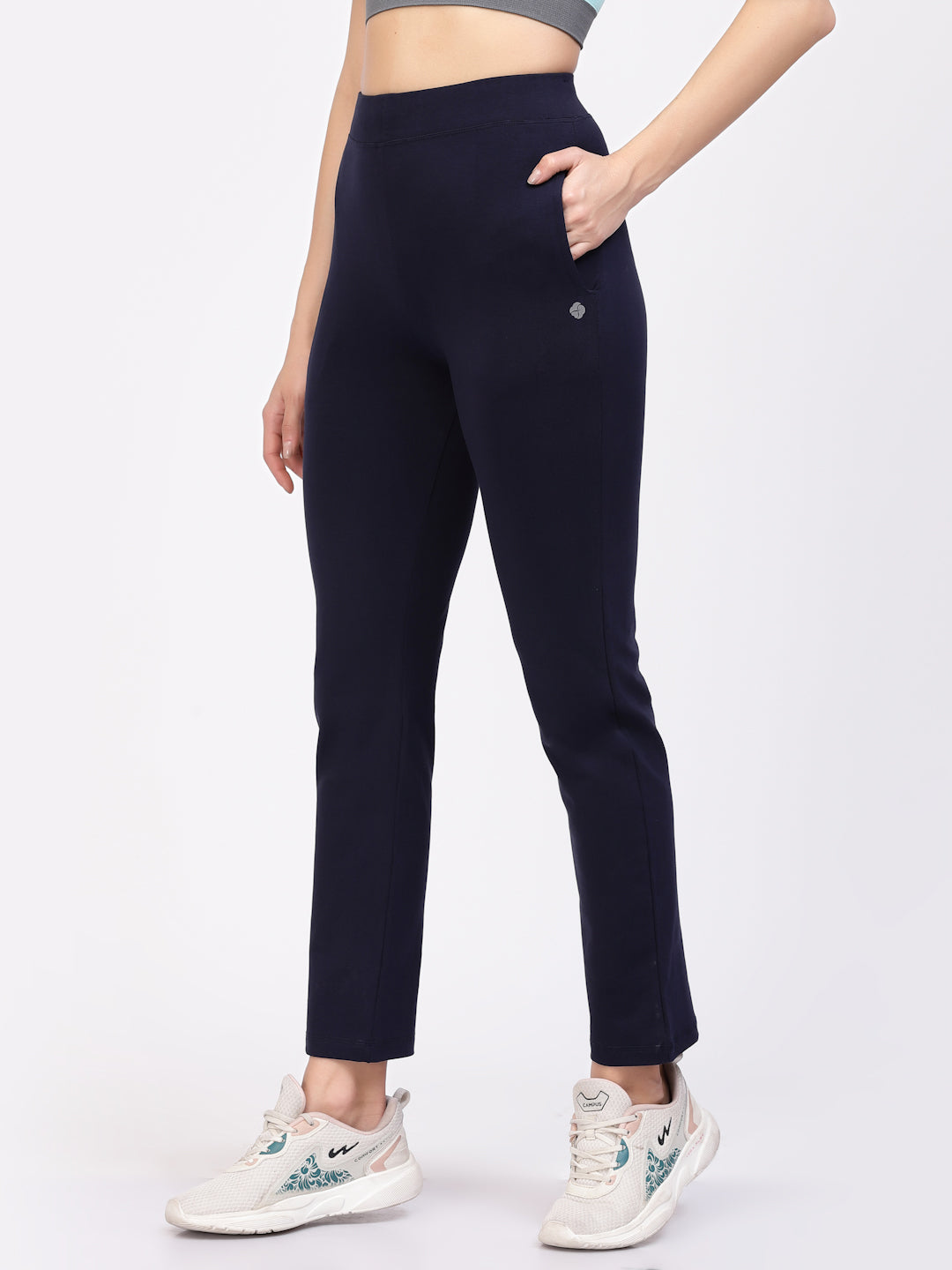 Floret Track Pants | Ankle Length | Mid-Rise | Rapid-Dry | Straight P-20002