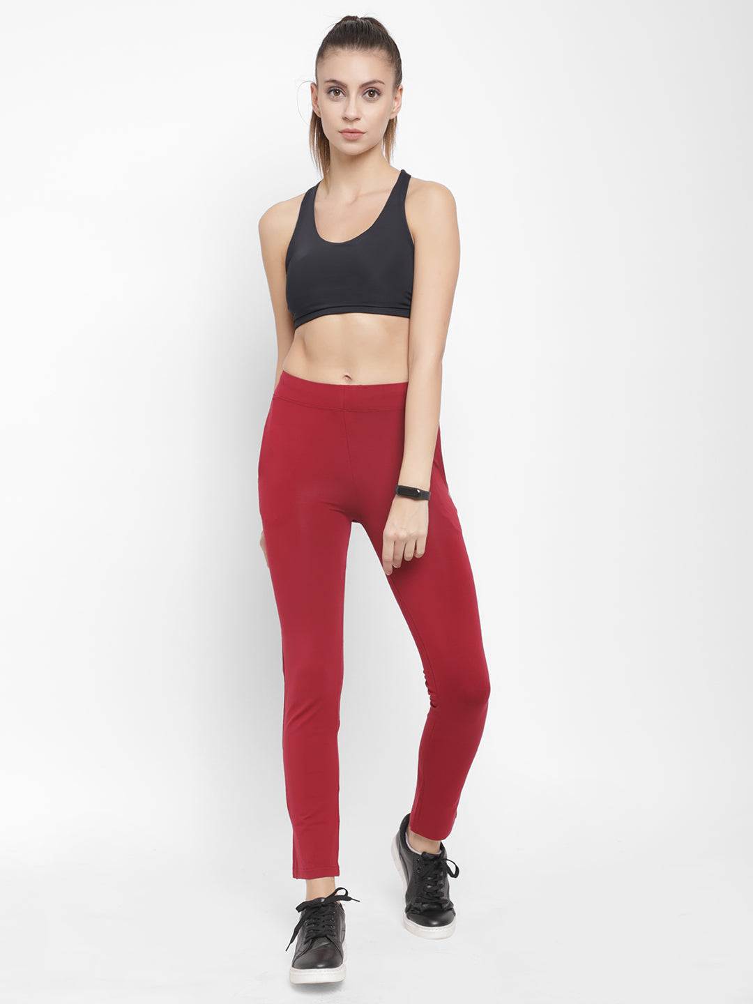 Floret Track Pants | Ankle Length | Mid-Rise | Rapid-Dry | Straight P-20002