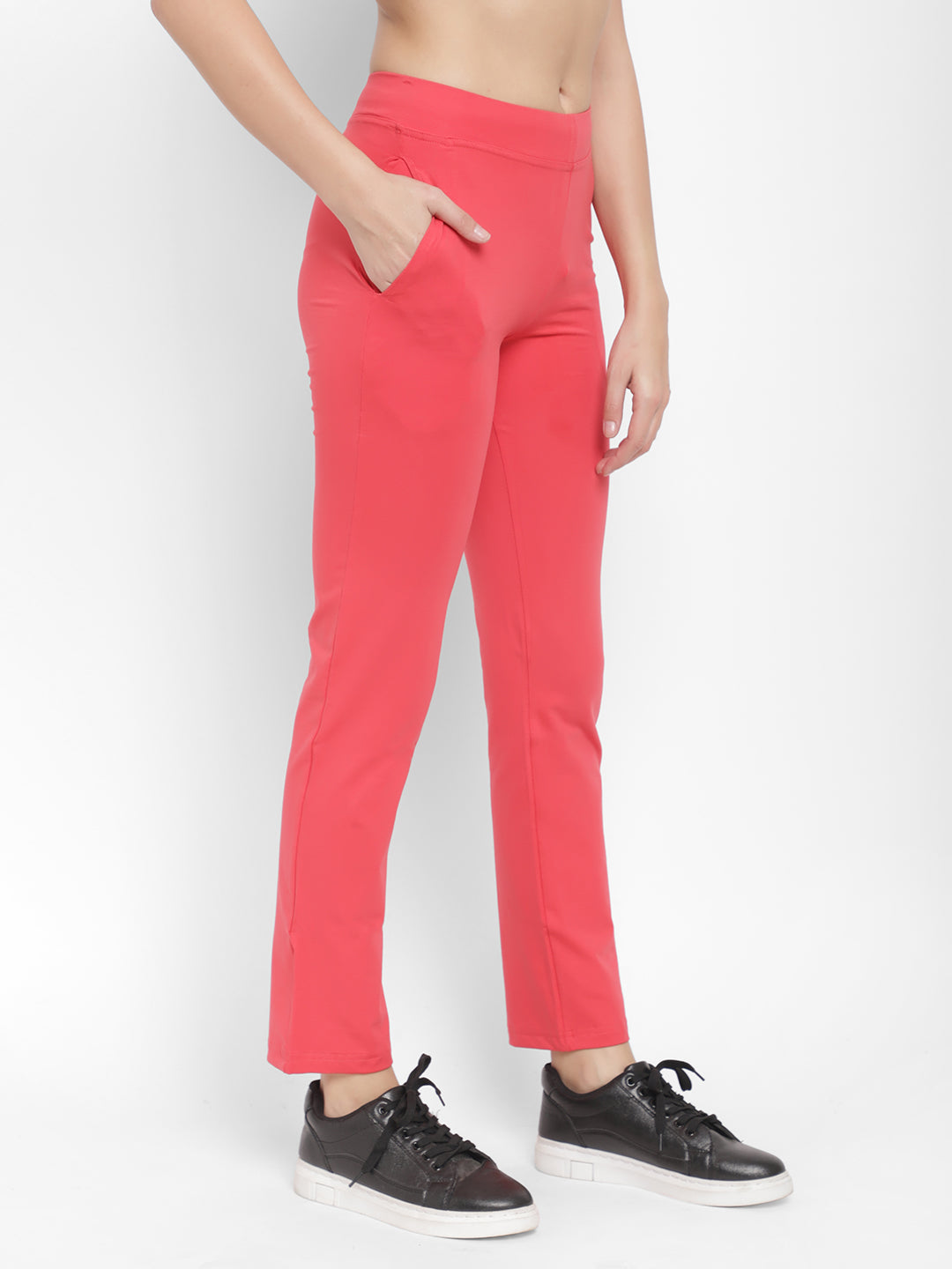 Floret Track Pants | Ankle Length | Mid-Rise | Rapid-Dry | Straight P-20002