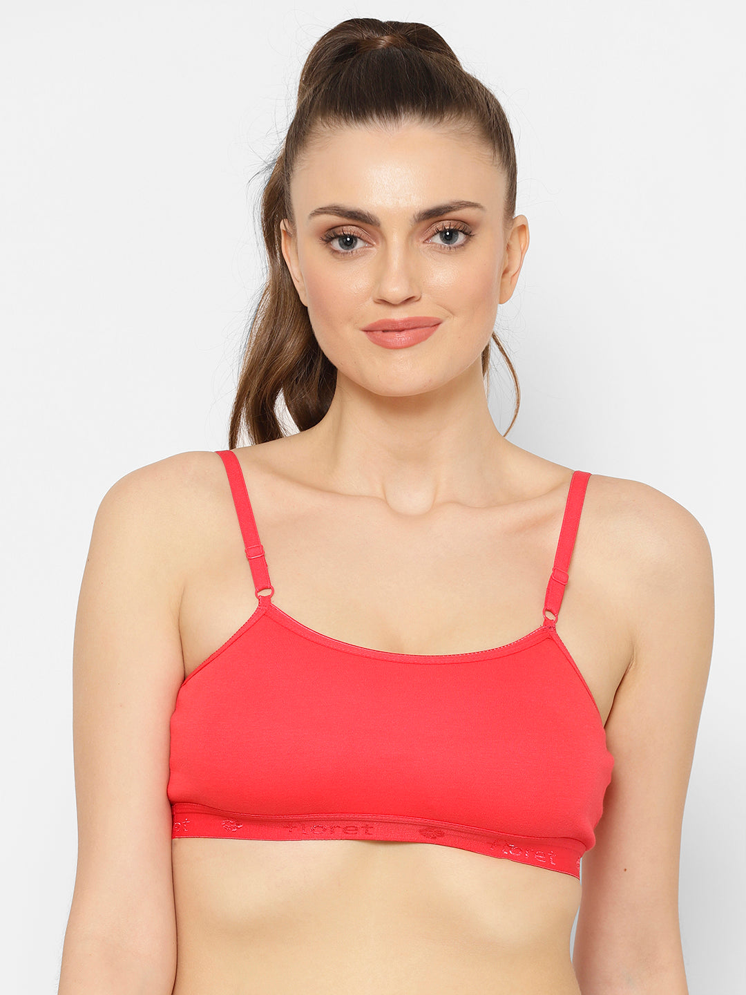 Seamless Full-Coverage Sports Bra | Cotton | Non-Wired | Non-Padded | Slip-On - 1492