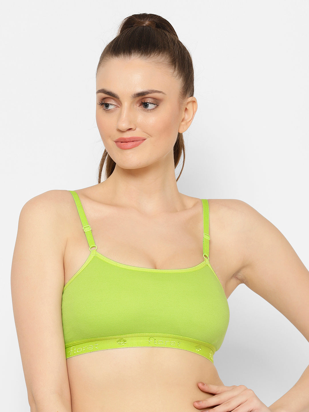 Seamless Full-Coverage Sports Bra | Cotton | Non-Wired | Non-Padded | Slip-On - 1492