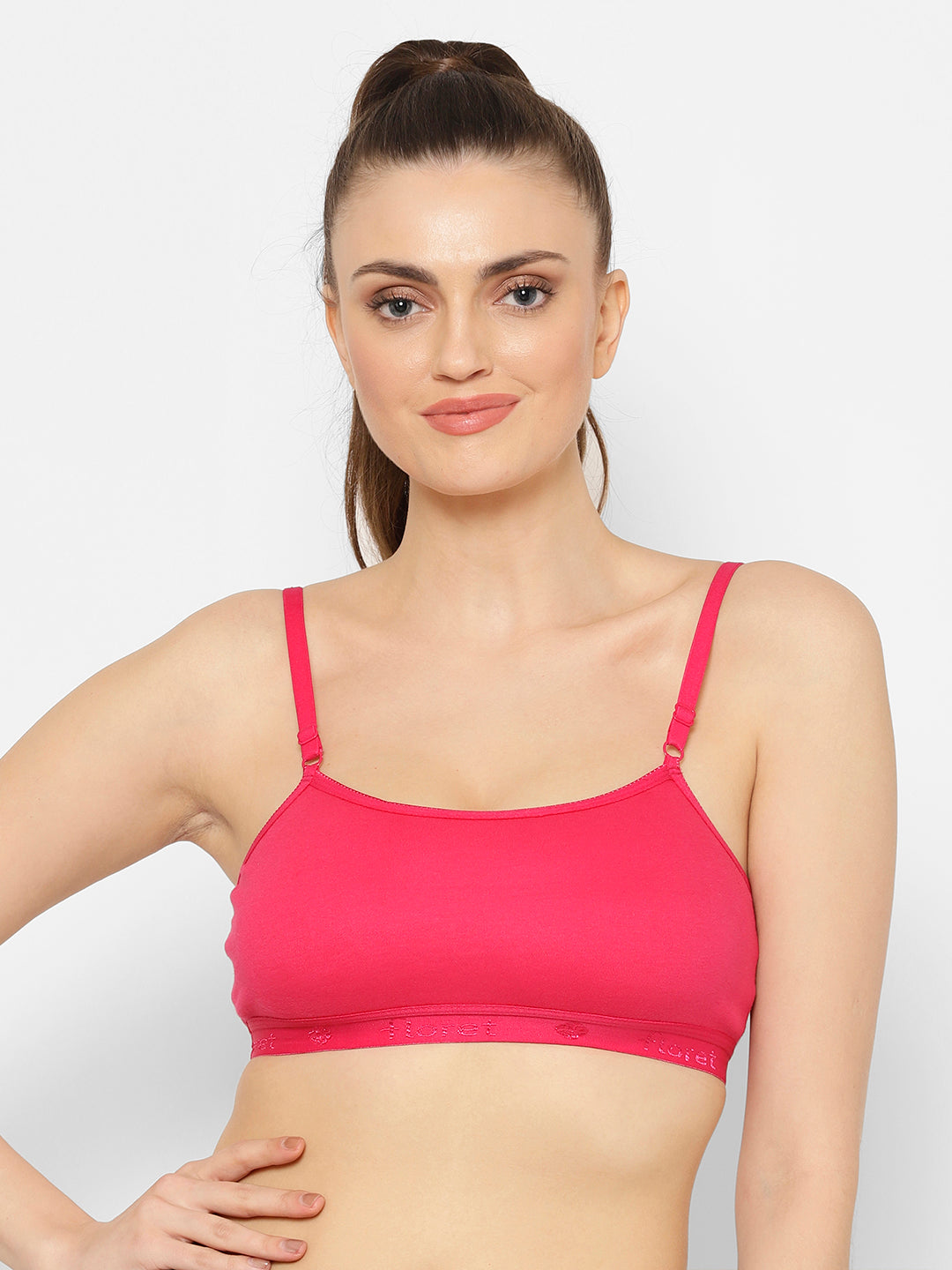 Seamless Full-Coverage Sports Bra | Cotton | Non-Wired | Non-Padded | Slip-On - 1492