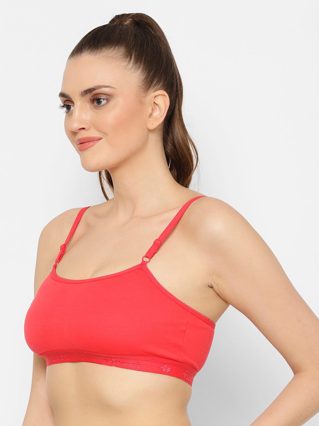 Seamless Full-Coverage Sports Bra | Cotton | Non-Wired | Non-Padded | Slip-On - 1492