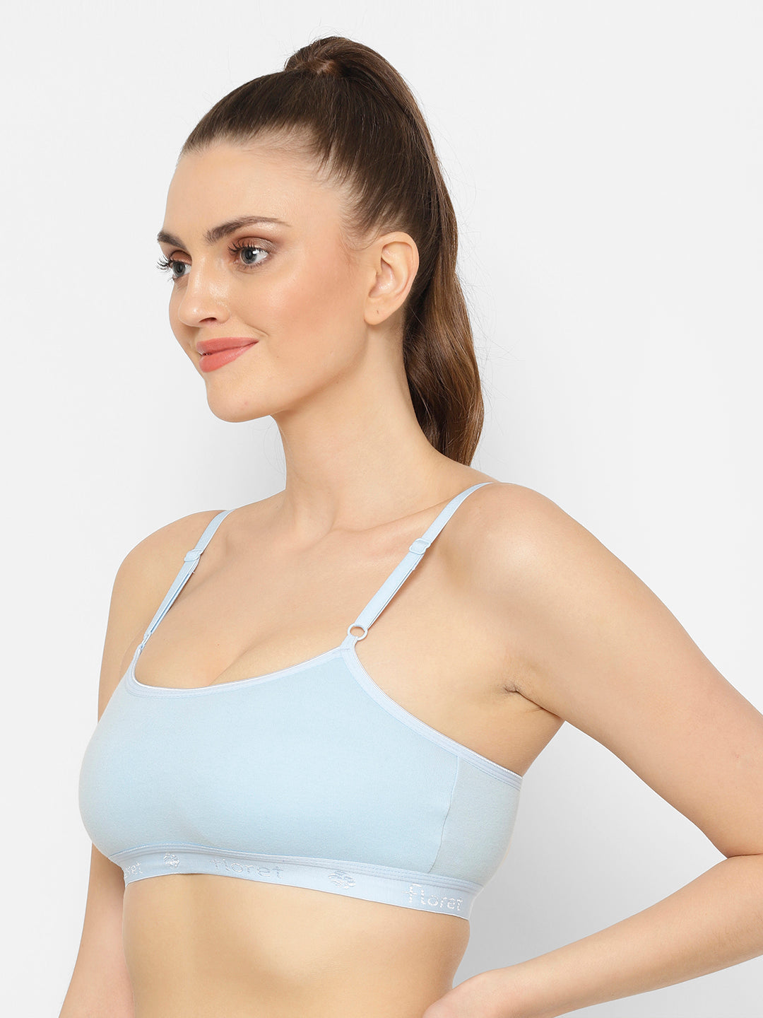 Seamless Full-Coverage Sports Bra | Cotton | Non-Wired | Non-Padded | Slip-On - 1492