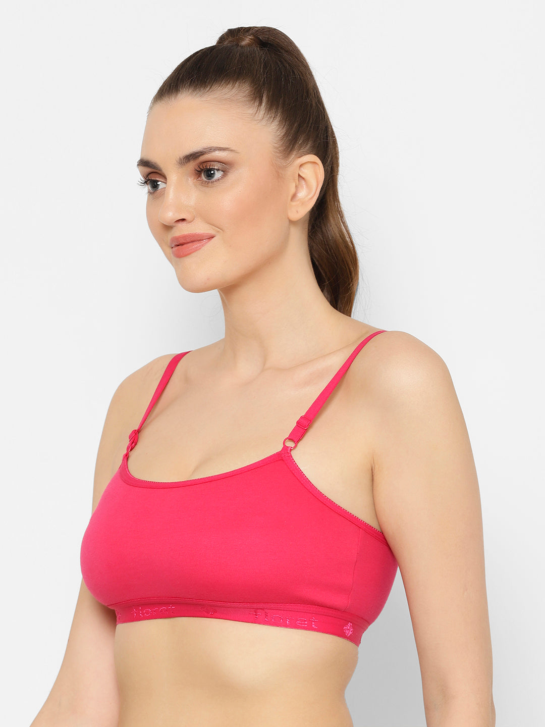 Seamless Full-Coverage Sports Bra | Cotton | Non-Wired | Non-Padded | Slip-On - 1492