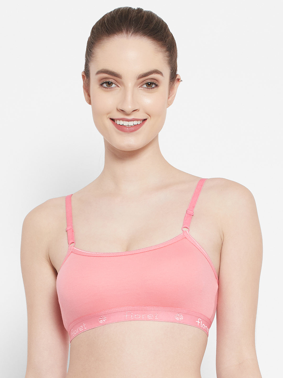 Seamless Full-Coverage Sports Bra | Cotton | Non-Wired | Non-Padded | Slip-On - 1492