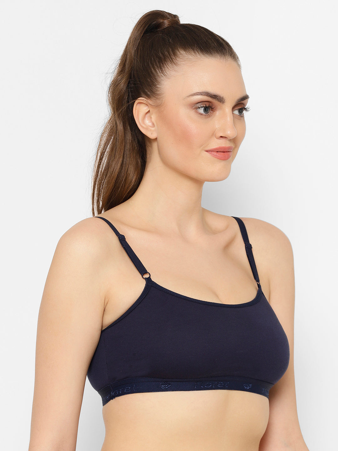 Seamless Full-Coverage Sports Bra | Cotton | Non-Wired | Non-Padded | Slip-On - 1492
