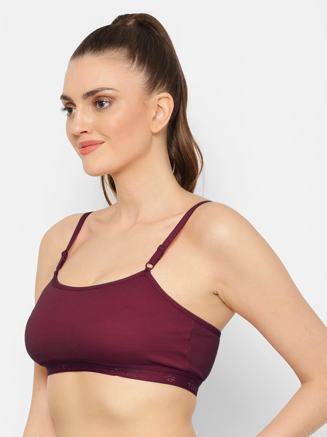 Seamless Full-Coverage Sports Bra | Cotton | Non-Wired | Non-Padded | Slip-On - 1492