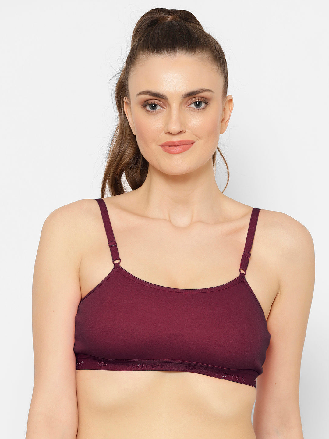 Seamless Full-Coverage Sports Bra | Cotton | Non-Wired | Non-Padded | Slip-On - 1492