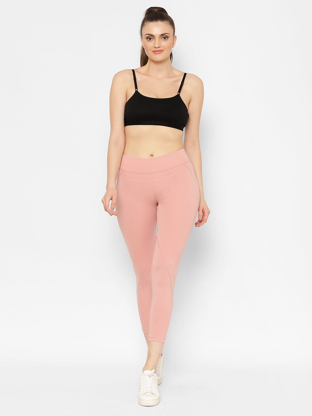 Seamless Full-Coverage Sports Bra | Cotton | Non-Wired | Non-Padded | Slip-On - 1492