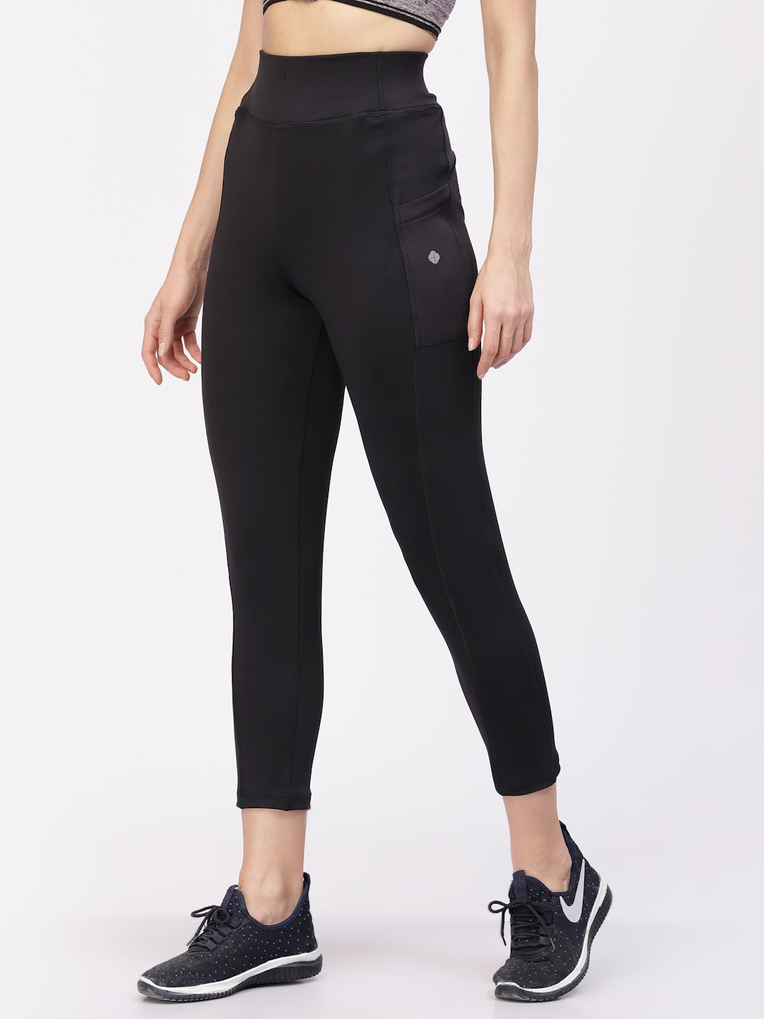 Floret Slim Fit Track Pants | Ankle Length | Mid-Rise | Rapid-Dry P-50006