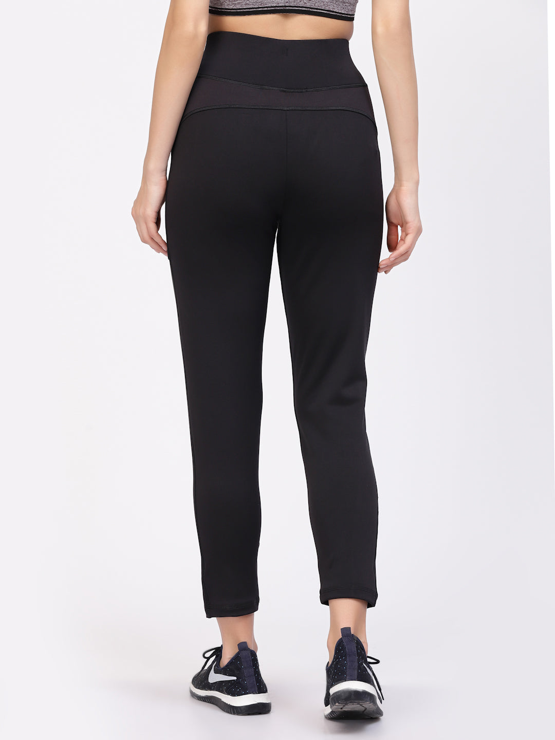 Floret Slim Fit Track Pants | Ankle Length | Mid-Rise | Rapid-Dry P-50006