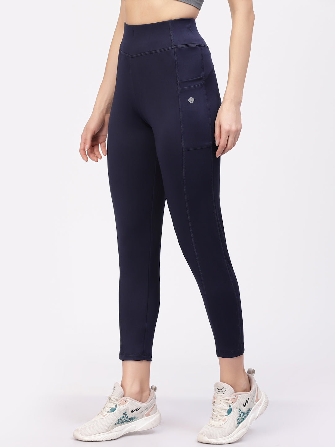 Floret Slim Fit Track Pants | Ankle Length | Mid-Rise | Rapid-Dry P-50006