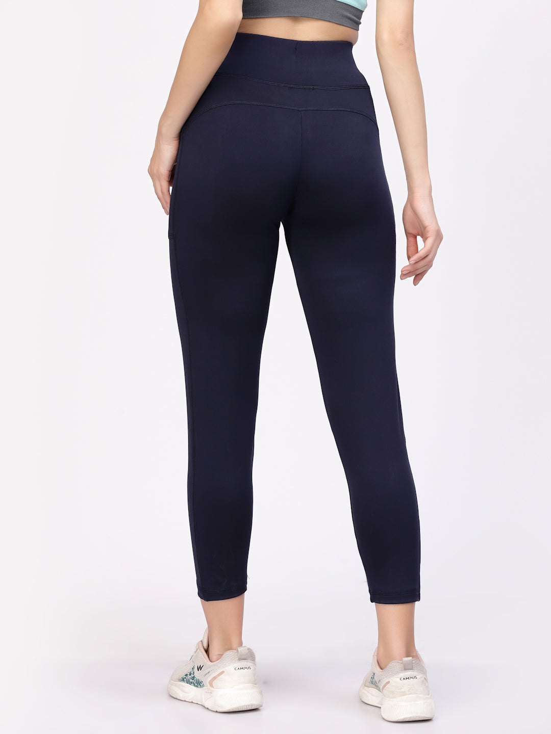 Floret Slim Fit Track Pants | Ankle Length | Mid-Rise | Rapid-Dry P-50006