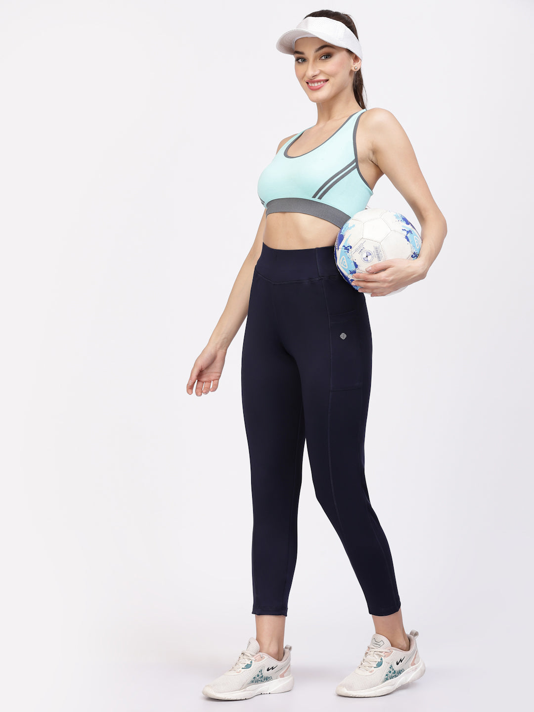 Floret Slim Fit Track Pants | Ankle Length | Mid-Rise | Rapid-Dry P-50006