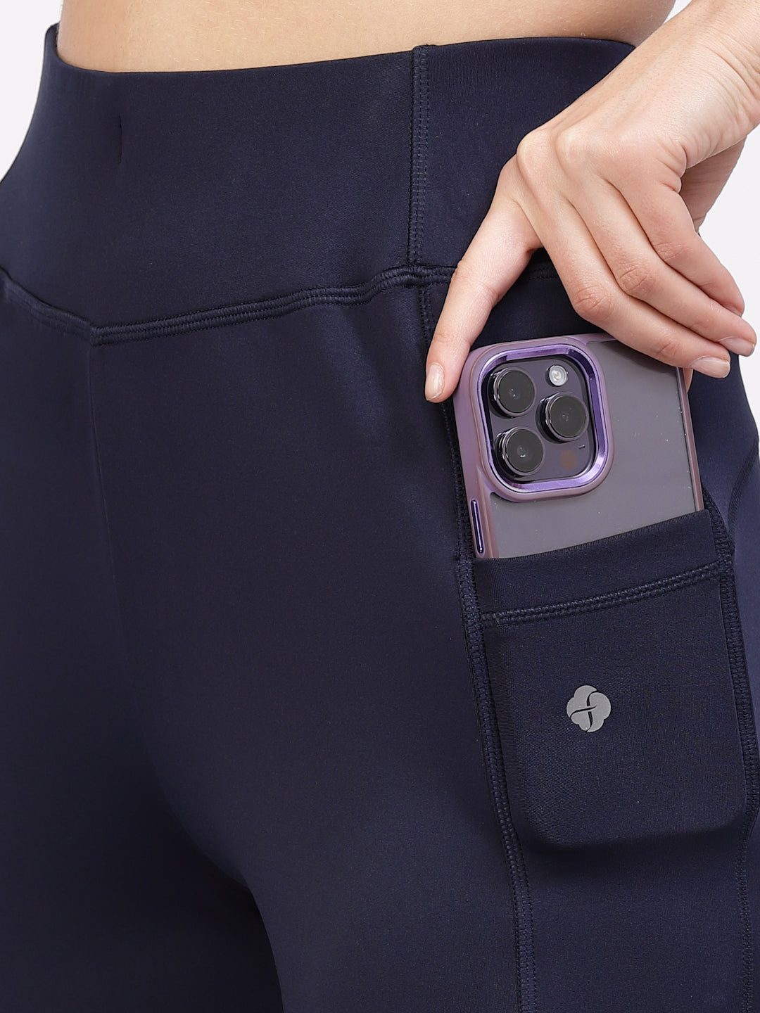 Floret Slim Fit Track Pants | Ankle Length | Mid-Rise | Rapid-Dry P-50006