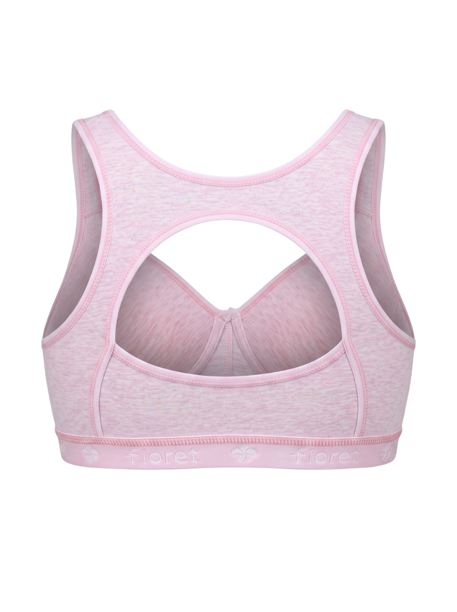 Women's Lightly Padded & Full Coverage Racer Back Sports Bra T3031