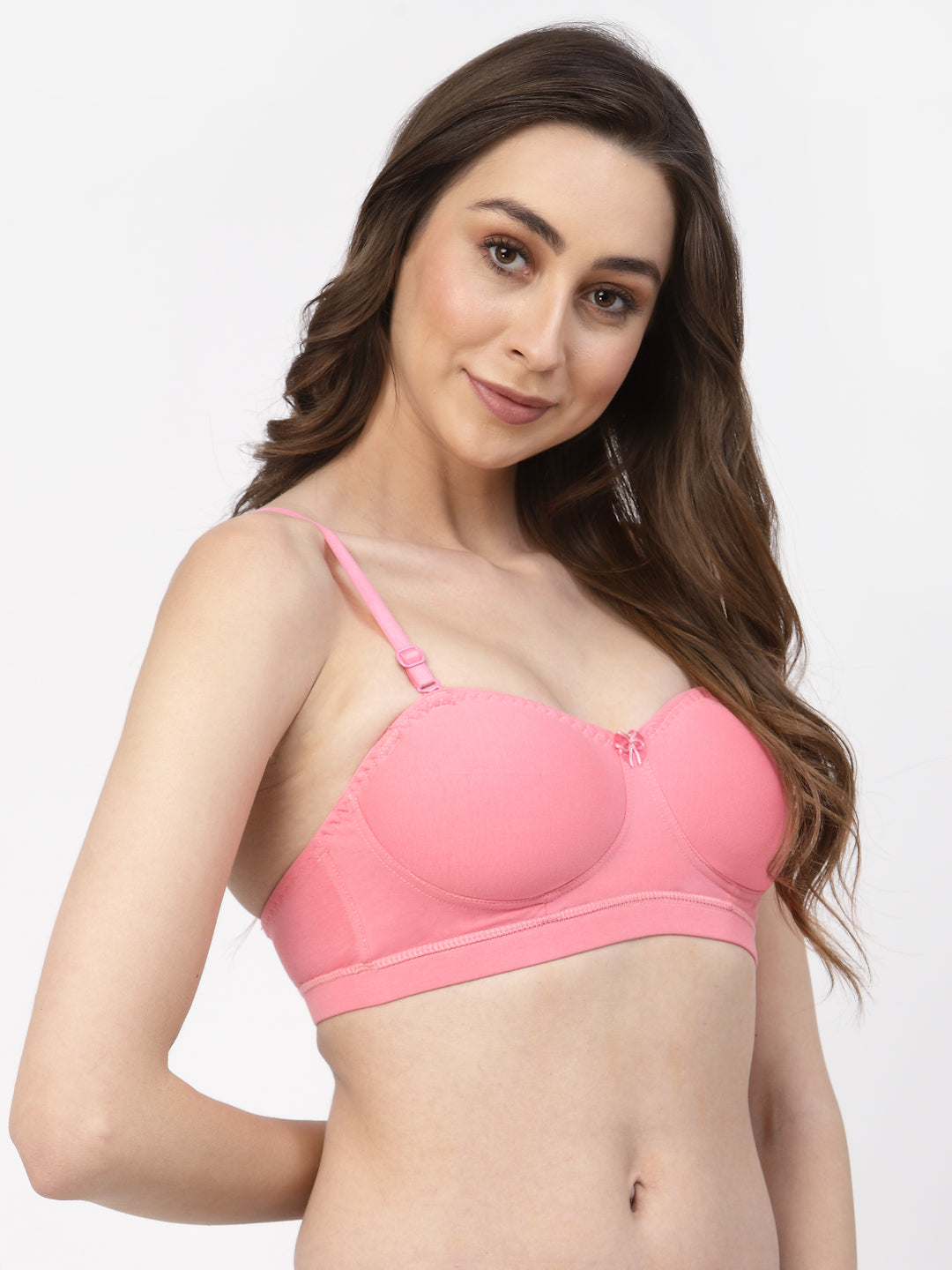 Women's Balconette Demi-Cup Bra | Padded | Non-Wired | Medium Coverage | T3100