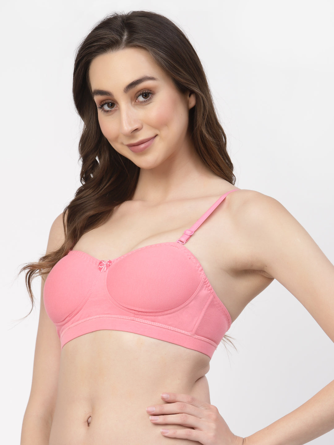 Women's Balconette Demi-Cup Bra | Padded | Non-Wired | Medium Coverage | T3100