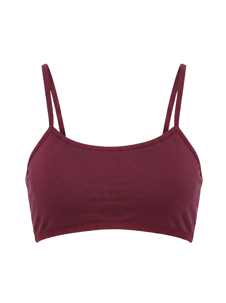 Seamless Full-Coverage Sports Bra | Cotton, Polyester, Elastane | Non-Wired | Non-Padded | Slip-On - 1458