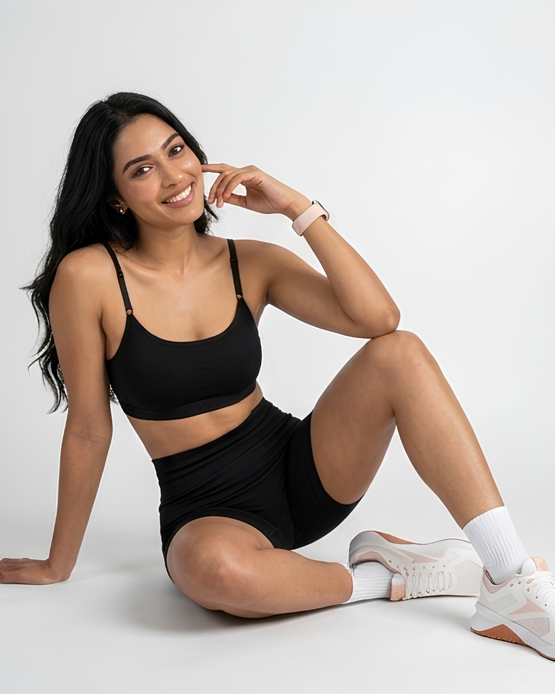 Seamless Full-Coverage Sports Bra | Cotton | Non-Wired | Non-Padded | Slip-On - 1492