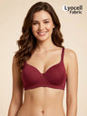 T3109 Floret Wirefree Padded Lyocell Fabric Elastane Full Coverage Multiway T-Shirt Bra