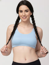 X31006 Floret Full Coverage Sports Bra I Lyocell Fabric I Removable Padding