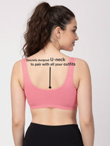 X31006 Floret Full Coverage Sports Bra I Lyocell Fabric I Removable Padding