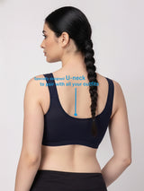 X31006 Floret Full Coverage Sports Bra I Lyocell Fabric I Removable Padding