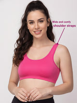 X31006 Floret Full Coverage Sports Bra I Lyocell Fabric I Removable Padding