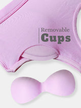 X31006 Floret Full Coverage Sports Bra I Lyocell Fabric I Removable Padding