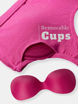 X31006 Floret Full Coverage Sports Bra I Lyocell Fabric I Removable Padding