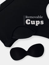X31006 Floret Full Coverage Sports Bra I Lyocell Fabric I Removable Padding