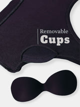 X31006 Floret Full Coverage Sports Bra I Lyocell Fabric I Removable Padding