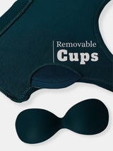 X31006 Floret Full Coverage Sports Bra I Lyocell Fabric I Removable Padding